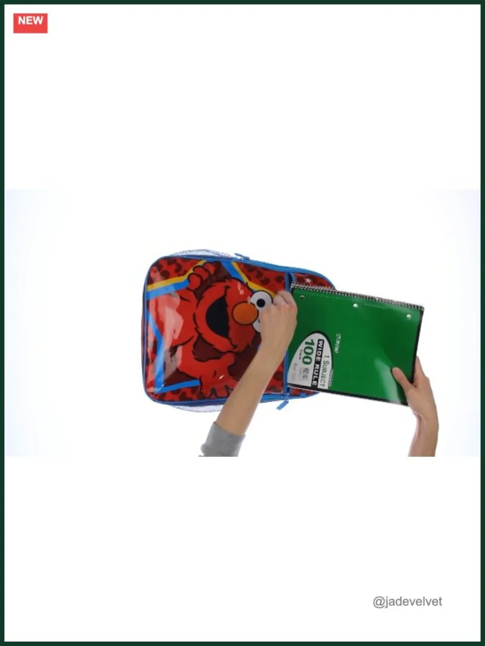Sesame Street Elmo Kids Backpack Polyester Wipeable